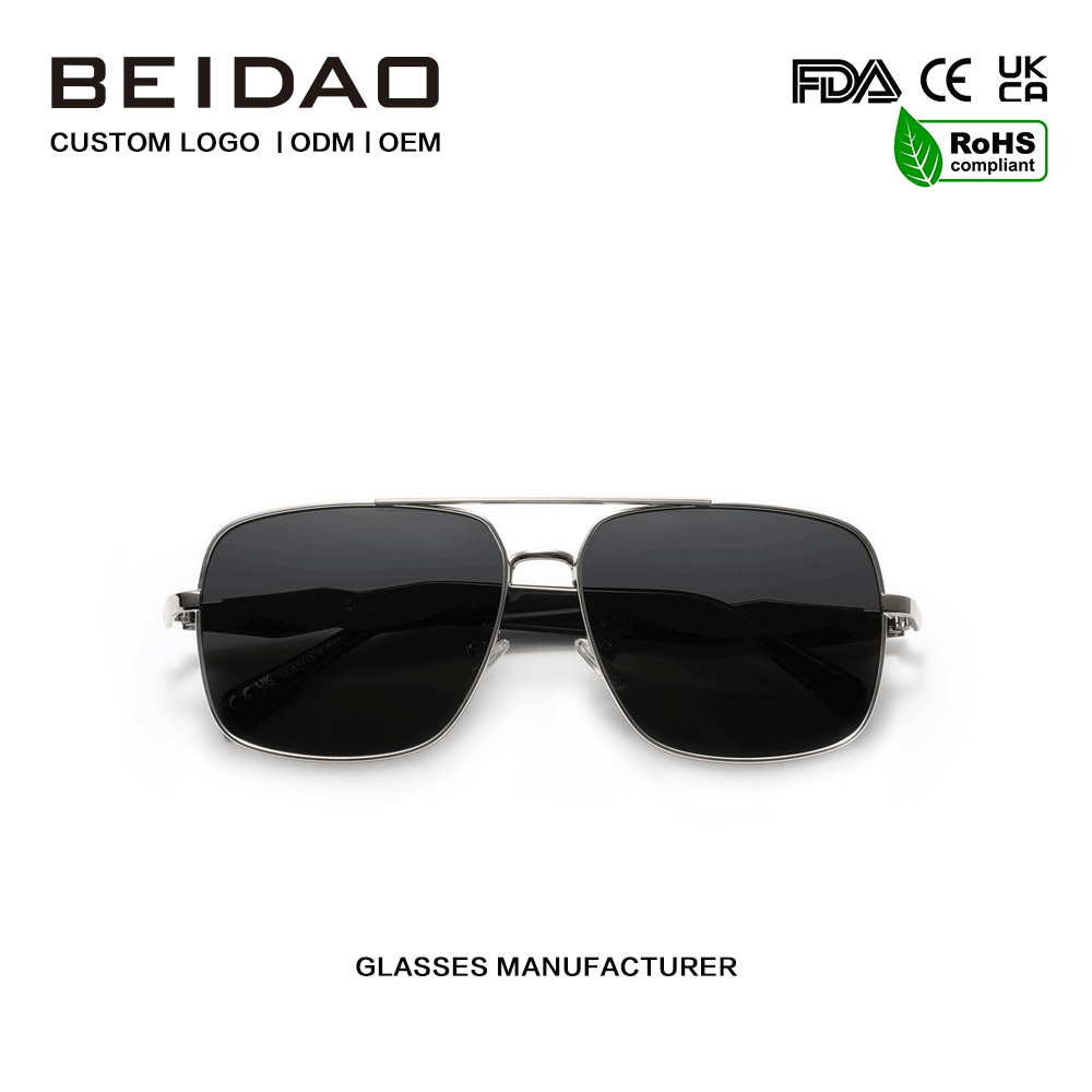 Designer Alloy Frame UV400 Akiniai nuo saulės Žvejyba Vairavimas